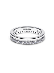 Double Band Ring - Sterling silver