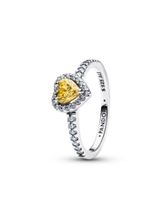 Celestial Love Elevated Heart Ring Duo