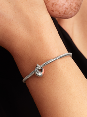 FINAL SALE - Shrimp Charm - Sterling silver