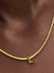 Letter L Alphabet Charm - 14k gold plating