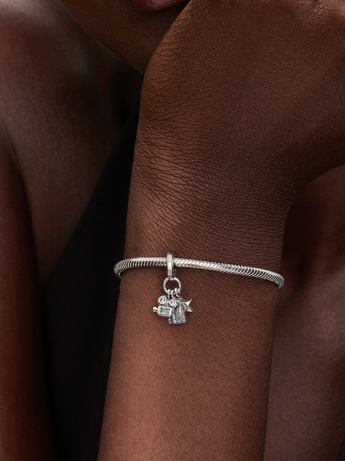 Hollywood Symbols Dangle Charm - Sterling silver