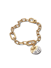 Sun & Moon Medallion Bracelet Set