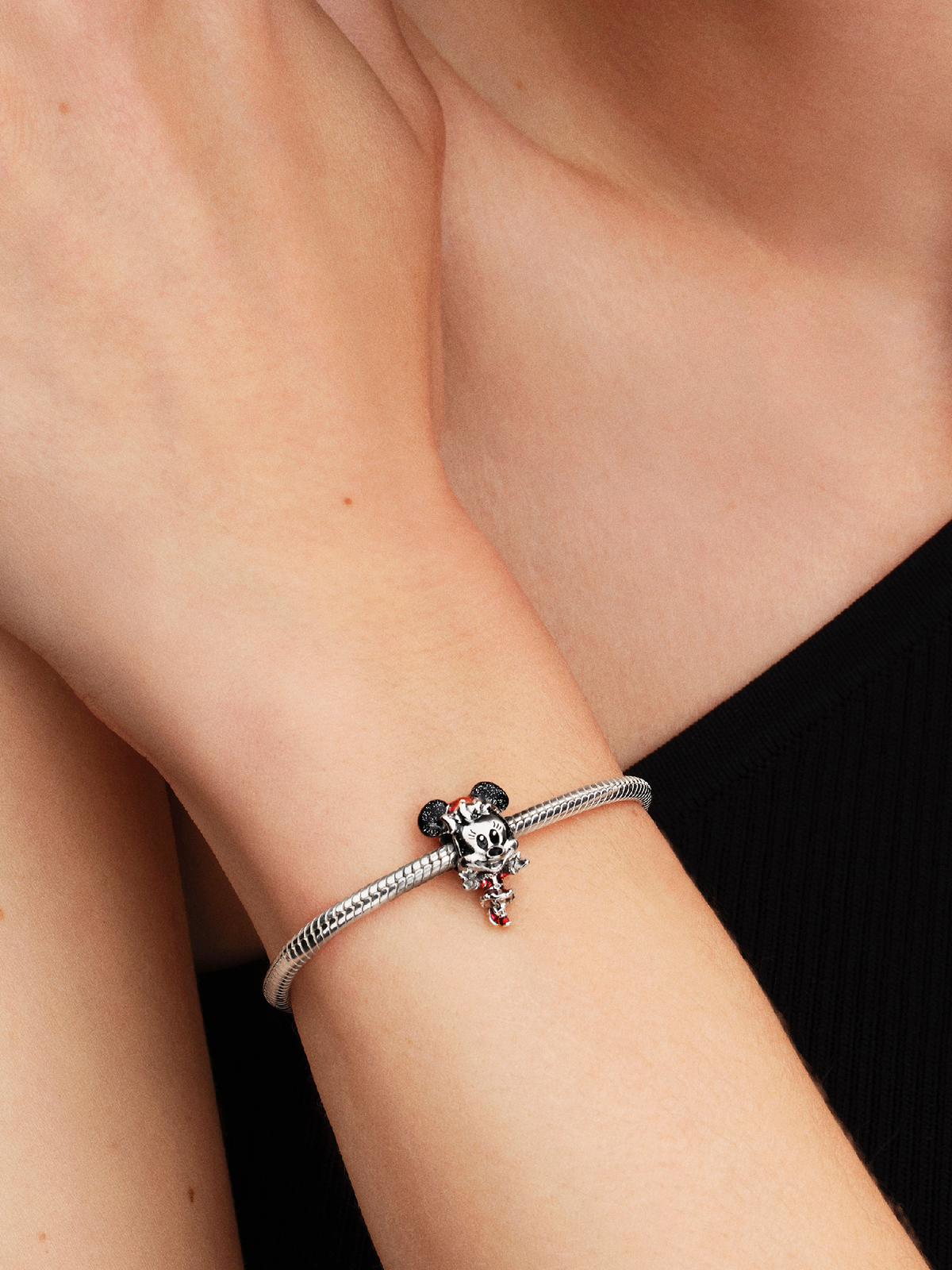 Disney Minnie Mouse Holiday Charm - Sterling silver