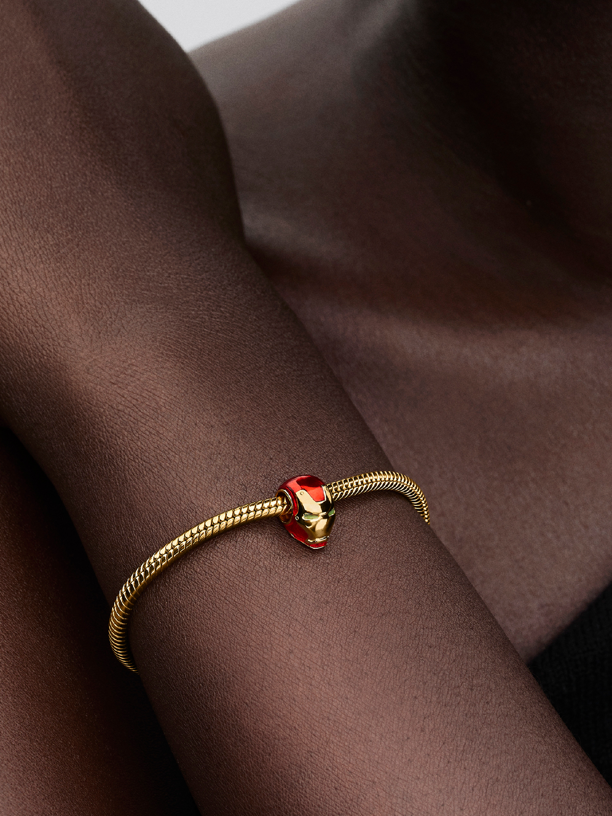 Marvel Iron Man Helmet Charm - 14k gold plating
