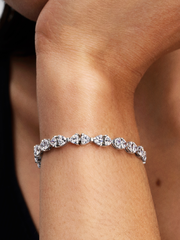 Bow Chain Bracelet - Sterling silver