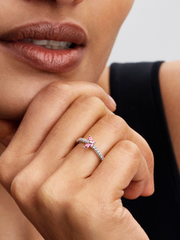 Sparkling Butterfly Ring - Sterling silver
