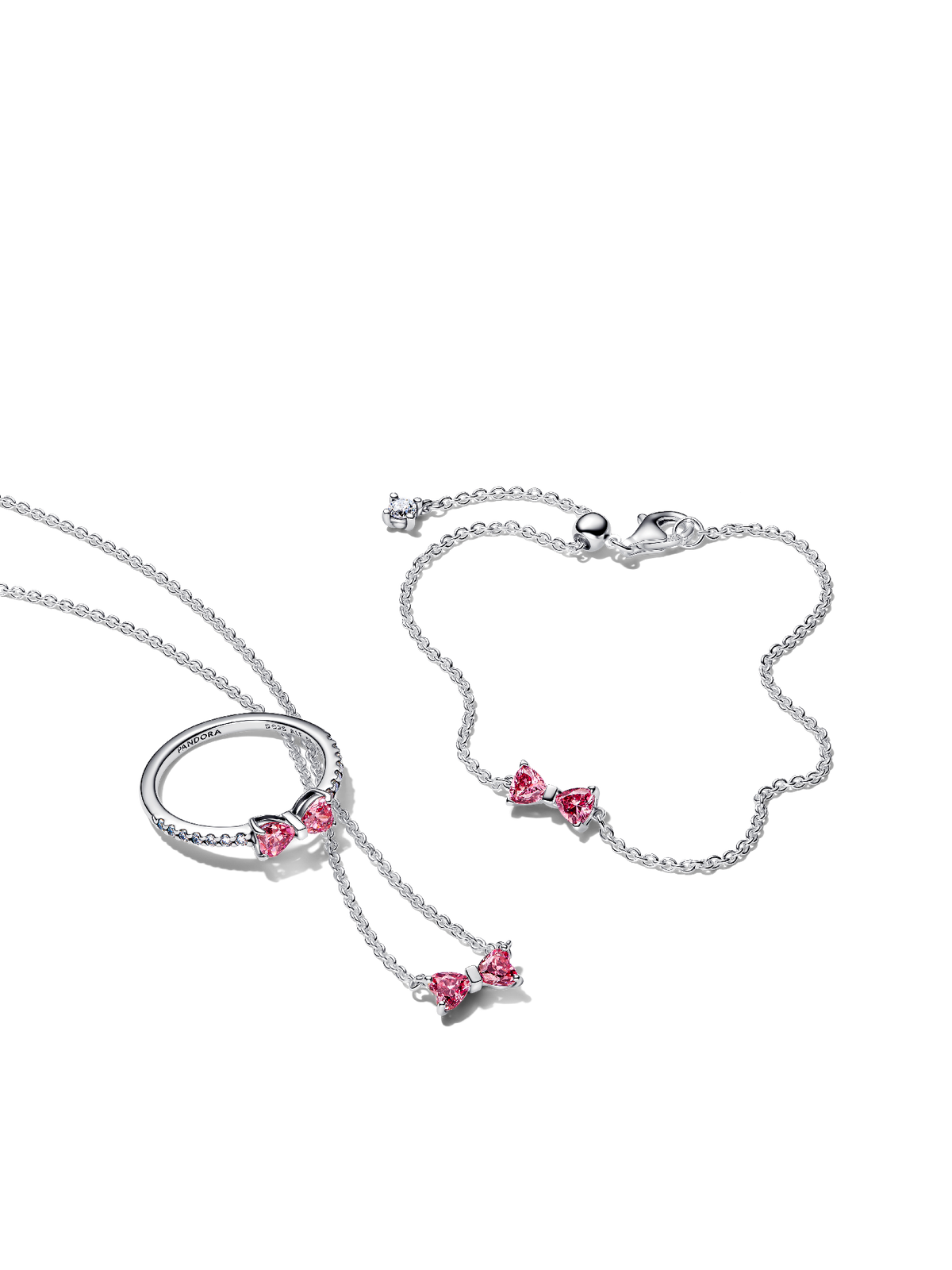 Sparkling Bow Jewelry Set