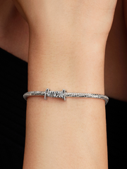 Amour Script Charm - Sterling silver