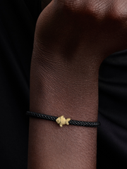 Textured Fish Mini Charm - 14k gold plating