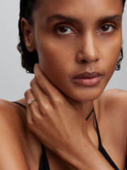 Elevated Pink Heart Ring - 14k gold plating