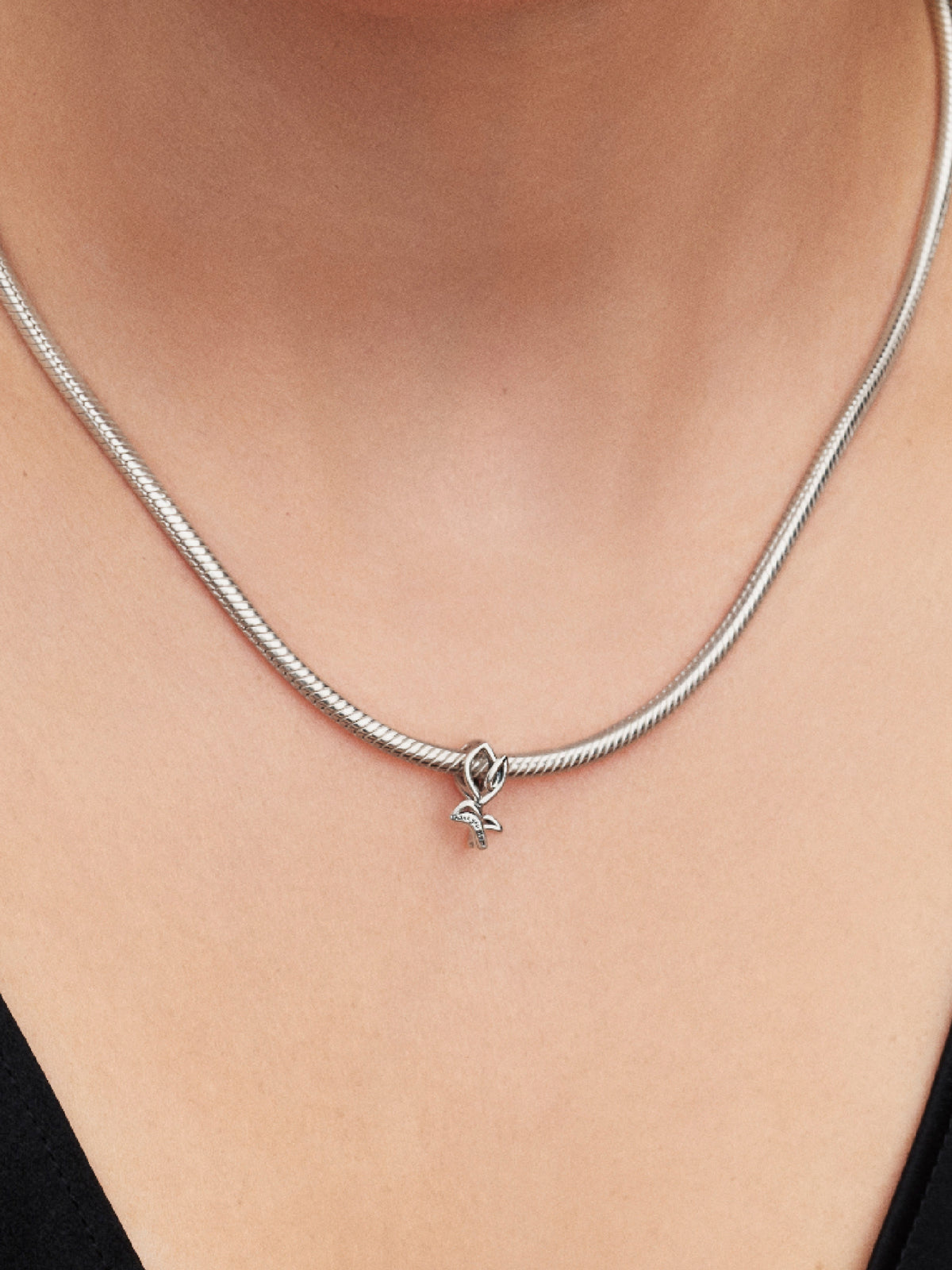 Tulip Openwork Charm - Sterling silver
