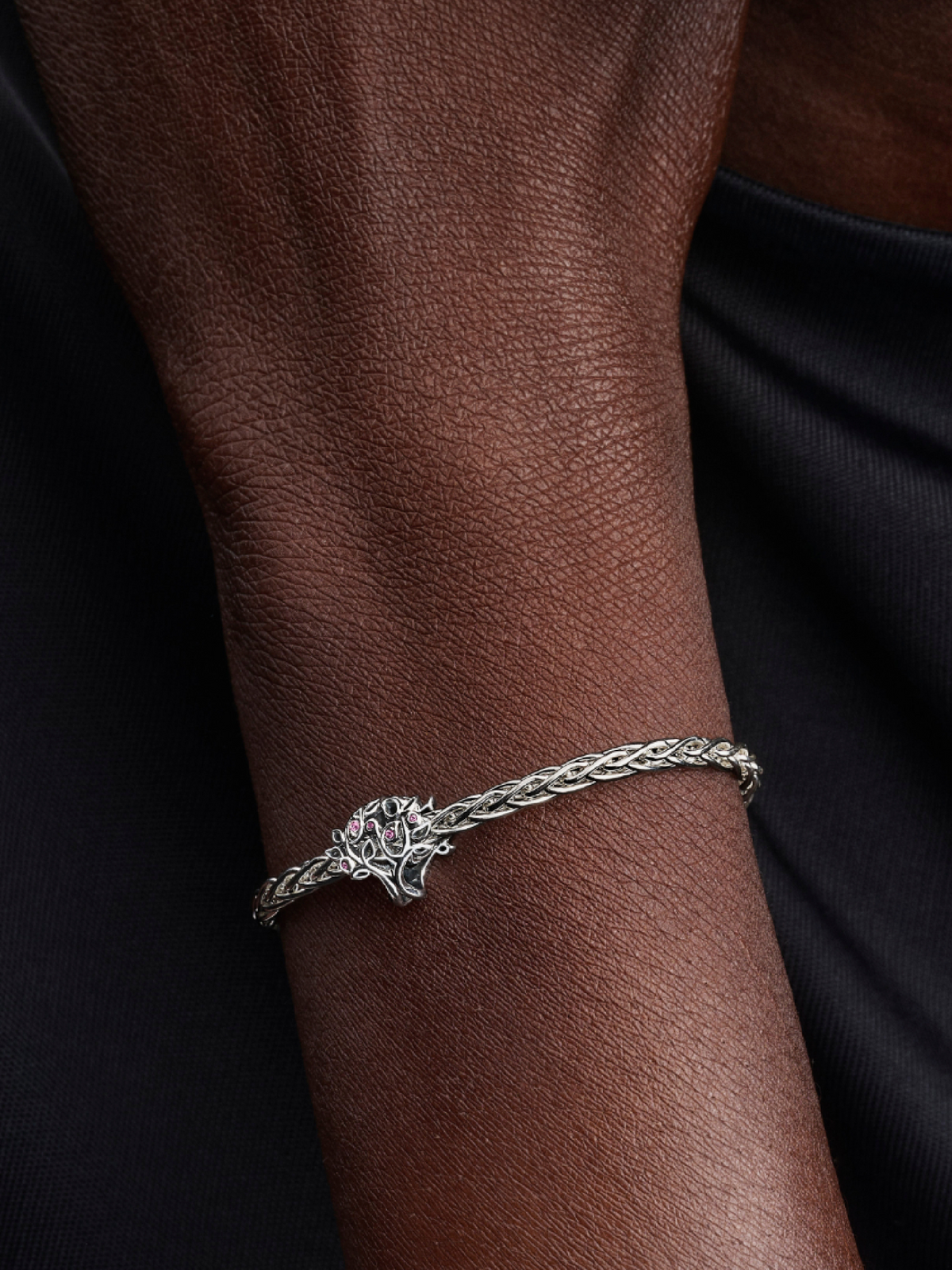 Family Tree Openwork Charm - Sterling silver