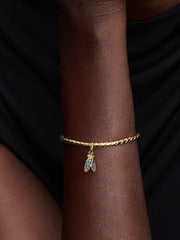Cicada Dangle Charm - 14k gold plating