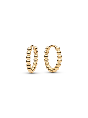 Pandora Era Bead Hoop Earrings - 14k gold