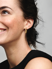 Pandora Moments Charm Hoop Earrings - 14k gold plating