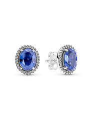 FINAL SALE - Sparkling Statement Halo Stud Earrings - Sterling silver
