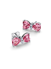 Bow Stud Earrings - Sterling silver