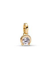 FINAL SALE - Pandora Talisman 14k Gold Lab-grown Diamond Horseshoe Pendant - 0.25 ct TW, 14k gold