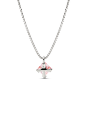 FINAL SALE - Pandora Nova 14k White Gold Lab-grown Pink Diamond Pendant Necklace - 1.00 ct TW, 14k white gold