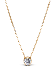Pandora Era Bezel Lab-Grown Diamond Pendant Necklace - 0.50 ct TW, 14k gold
