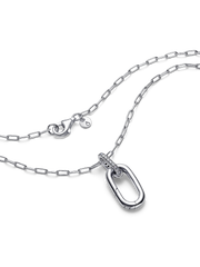 Openable Link Pendant Necklace - Sterling silver