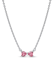 Bow Pendant Necklace - Sterling silver