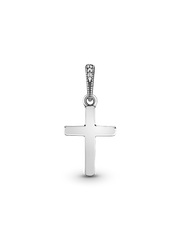 Sparkling Cross Pendant - Sterling silver
