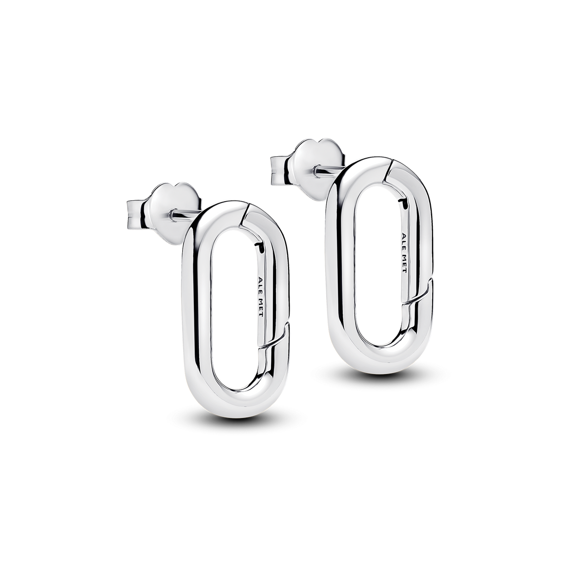 Openable Stud Earrings - sterling silver