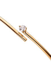 FINAL SALE - Pandora Nova 14k Gold Lab-grown Diamond Open Bangle - 0.25 ct TW, 14k gold