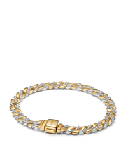 His and Hers Cuban Chain Bracelet Set