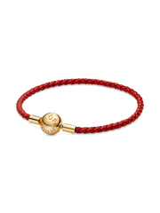 Winnie the Pooh Red and Gold Leather Bracelet Set
