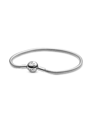 Silver Sparkling Bow Bracelet Set