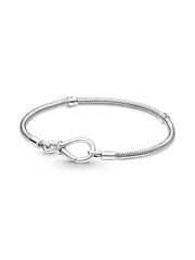Pandora Moments Infinity Knot Snake Chain Bracelet - Sterling silver