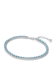 Sparkling Light Blue Tennis Jewelry Set