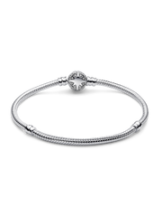 North Star Clasp Snake Chain Bracelet - Sterling silver