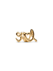 Handwritten Love Charm - 14k gold plating
