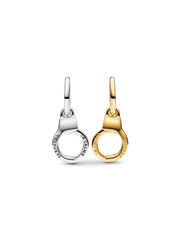 Linked Up Handcuff Dangle Charm Bracelet Set