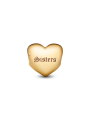 Be Love Engravable Heart Charm - 14k gold plating