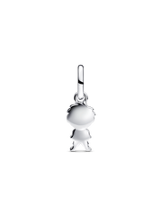 Happy Boy Dangle Charm - Sterling silver, 14k gold plating