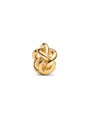 Infinity Knot Charm - 14k gold plating