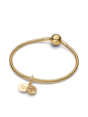 Happy Birthday Cake Dangle Charm - 14k gold plating