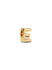 Letter E Charm Necklace