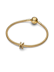 Letter K Alphabet Charm - 14k gold plating