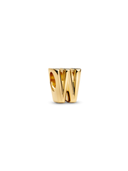 Letter W Charm Necklace