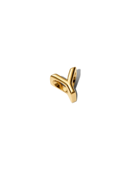 Letter Y Alphabet Charm - 14k gold plating