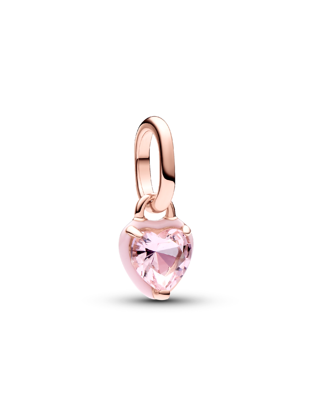 Pandora ME Pink Chakra Heart Mini Dangle Charm - 14k rose gold plating