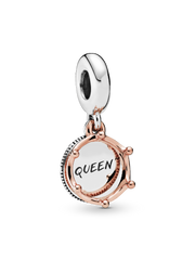 Manon’s Royal Charm Necklace Set - Sterling silver and 14k rose gold-plated unique metal blend