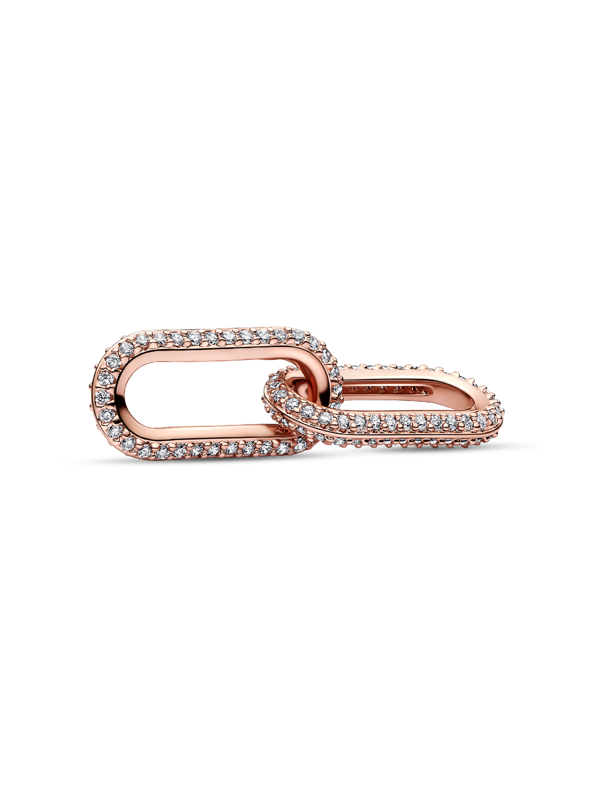 FINAL SALE - Pandora ME Styling Pavé Double Link - 14k rose gold plating