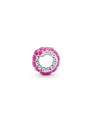 Cute Curled Caterpillar Charm - Sterling silver