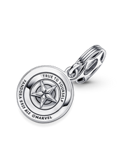 Marvel The Avengers Captain America Shield Dangle Charm - Sterling silver